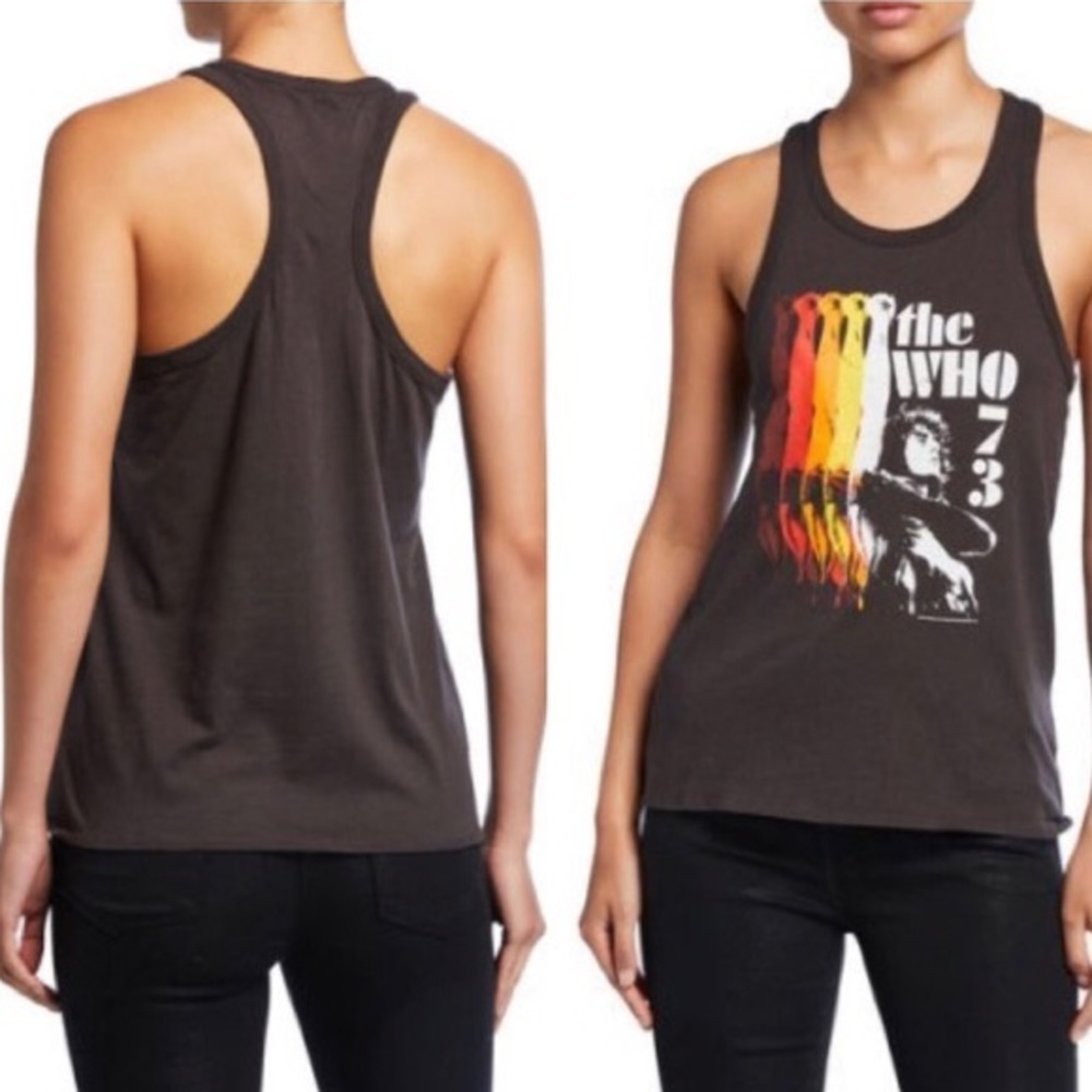 Chaser The Who graphic racer back tank